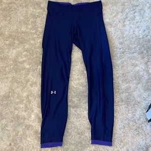 Purple Under Armour 7/8 Length Leggings